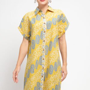 Batik Dress Yellow